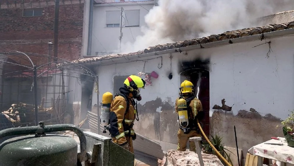 Incendio en vivienda Novelda. Incendio en vivienda Novelda.