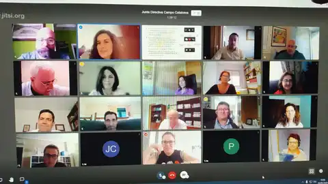 Reunión por videoconferencia de los miembros de la AD del Campo de Calatrava Reunión por videoconferencia de los miembros de la AD del Campo de Calatrava