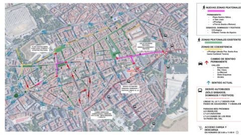 Las calles Tercia, S Juan y Postigo quedan incluidas
