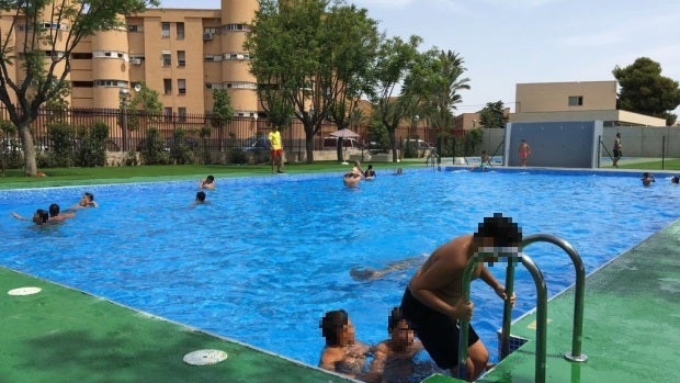 Un acto vandálico retrasa la apertura de la piscina de Los Palmerales de Elche Un acto vandálico retrasa la apertura de la piscina de Los Palmerales de Elche