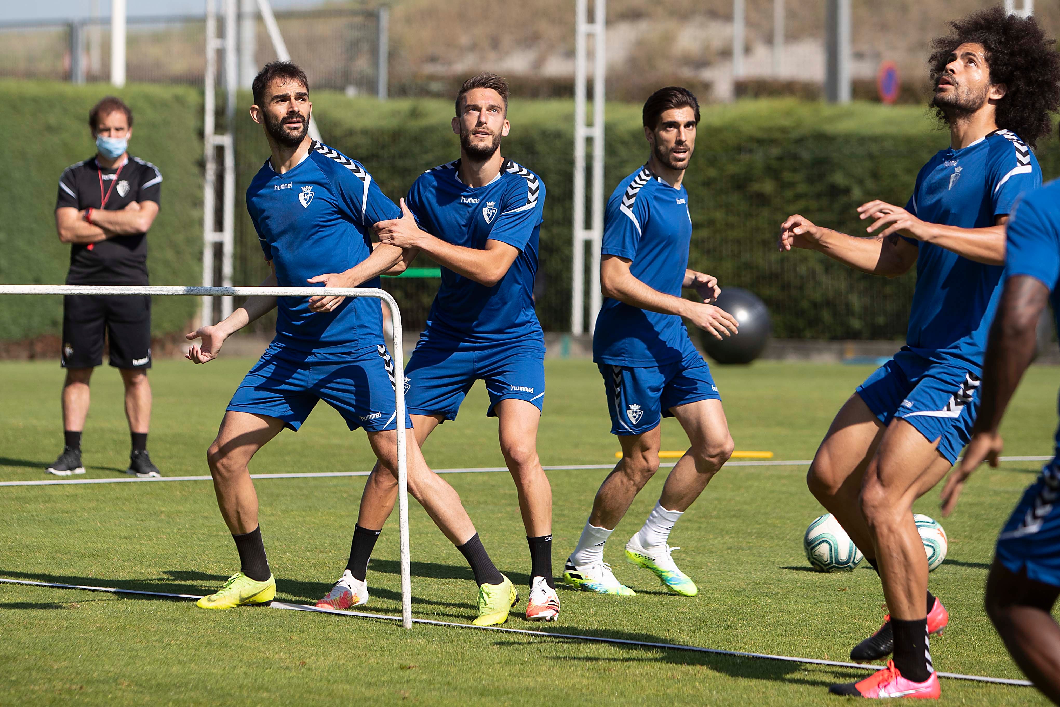 Sesión de recuperación en Osasuna Sesión de recuperación en Osasuna