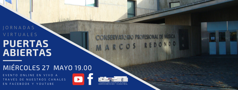 Abierto el plazo de matrícula en el Conservatorio Profesional de Música “Marcos Redondo” Abierto el plazo de matrícula en el Conservatorio Profesional de Música “Marcos Redondo”