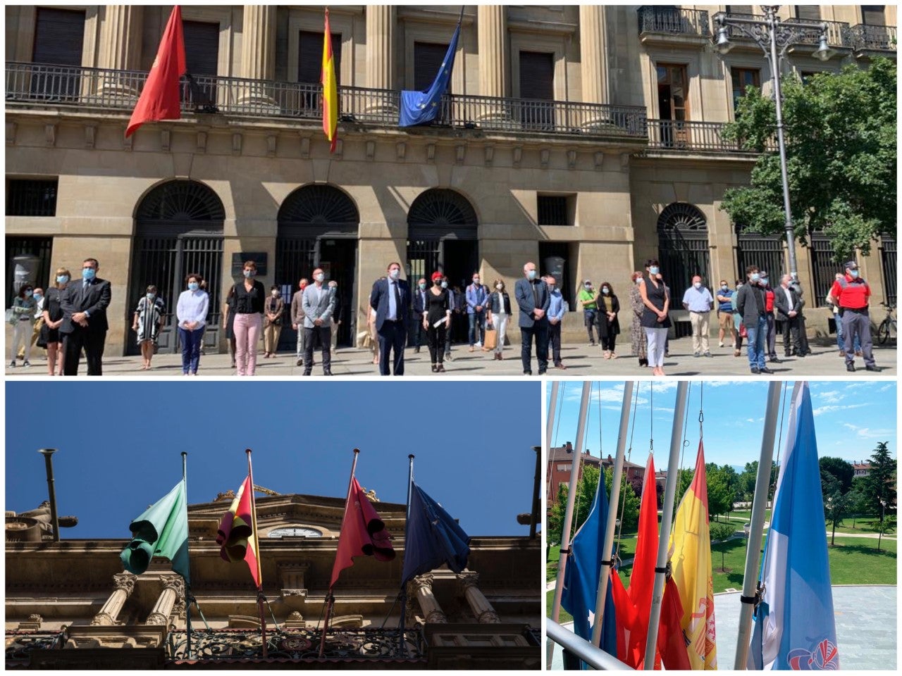 El Gobierno y localidades de Navarra se suman al luto oficial en memoria de las víctimas del COVID-19 El Gobierno y localidades de Navarra se suman al luto oficial en memoria de las víctimas del COVID-19