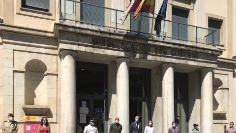 Minuto de silencio en la Subdelegaci&oacute;n del Gobierno 