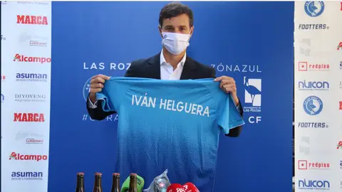 El entrenador de Las Rozas, Iván Helguera. El entrenador de Las Rozas, Iván Helguera.