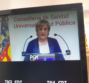 Ana Barceló, consellera de Sanidad. Ana Barceló, consellera de Sanidad.