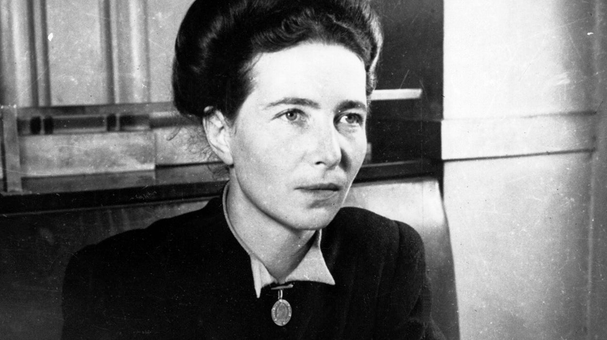 Historia de Simone de Beauvoir, desnuda Historia de Simone de Beauvoir, desnuda