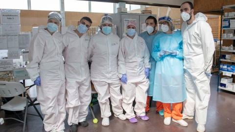 Hospital de emergencia COVID 19 en Alcal&aacute; de Henares