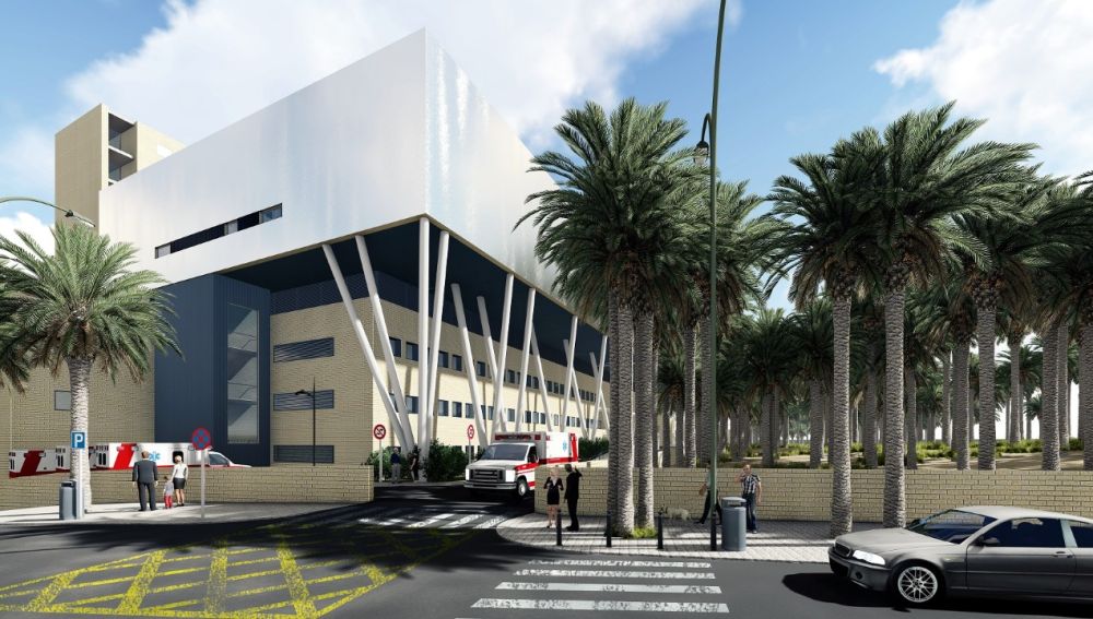 Simulación del nuevo bloque quirúrgico del Hospital General de Elche.