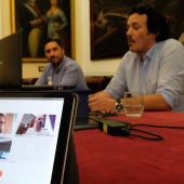 José María González y Manuel Queiruga, en rueda de prensa
