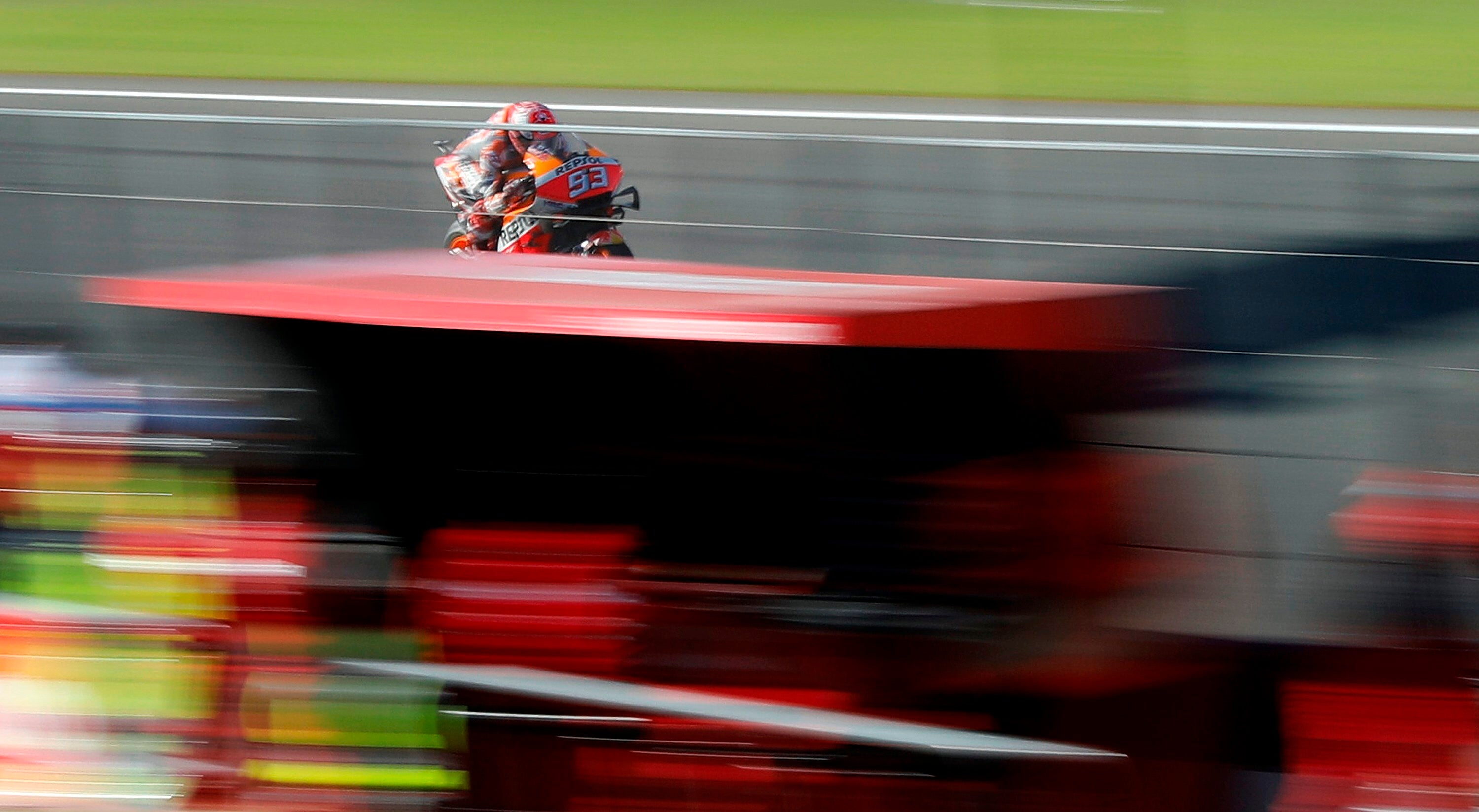 Márquez saldrá tercero en el Gran Premio de Jérez: Un Quartararo de récord consigue la "pole position" Márquez saldrá tercero en el Gran Premio de Jérez: Un Quartararo de récord consigue la "pole position"