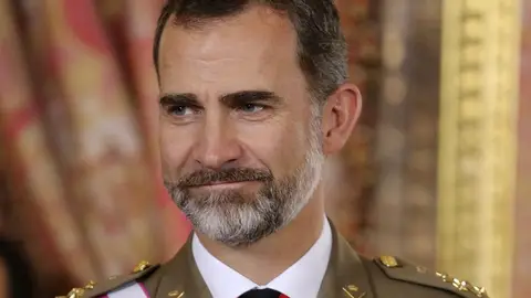 Imagen de archivo del rey Felipe VI Imagen de archivo del rey Felipe VI