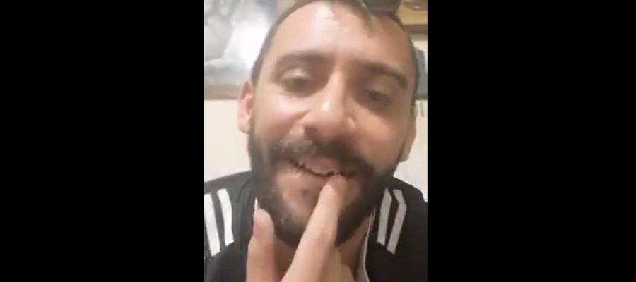 Álvaro Fernández muestra su diente roto en redes Álvaro Fernández muestra su diente roto en redes