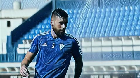 Dani P&eacute;rez en un entreno