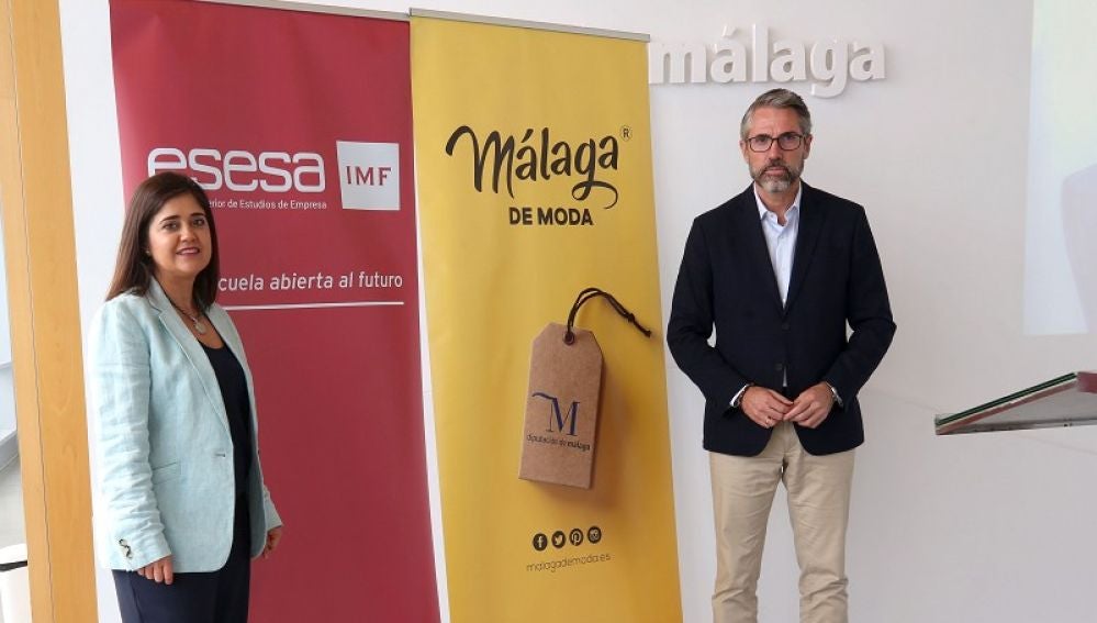 Momento de la presentación de la formación con 'Málaga de Moda' y ESESA