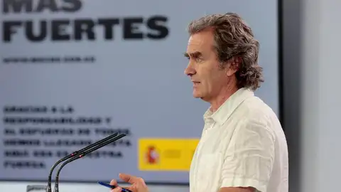 Fernando Simón en rueda de prensa Fernando Simón en rueda de prensa