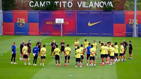 Entrenamiento del FC Barcelona