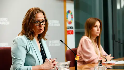 La consejera Mayte Pérez, en rueda de prensa La consejera Mayte Pérez, en rueda de prensa