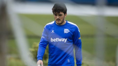 Aritz Castro, jugador del Deportivo Alav&eacute;s.