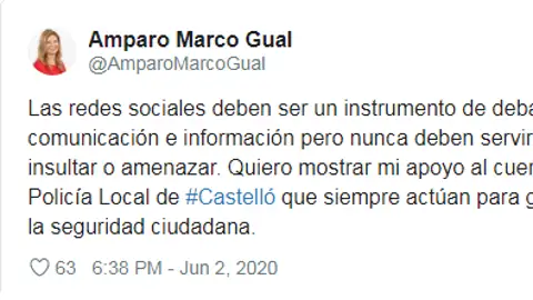 Amparo Marco. TWITTER