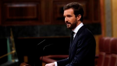El l&iacute;der del Partido Popular, Pablo Casado