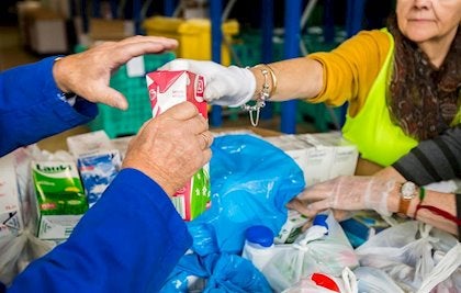 El Banco de Alimentos de Ciudad Real recibe 20.000 Kilos de comida menos de la Unión Europea El Banco de Alimentos de Ciudad Real recibe 20.000 Kilos de comida menos de la Unión Europea