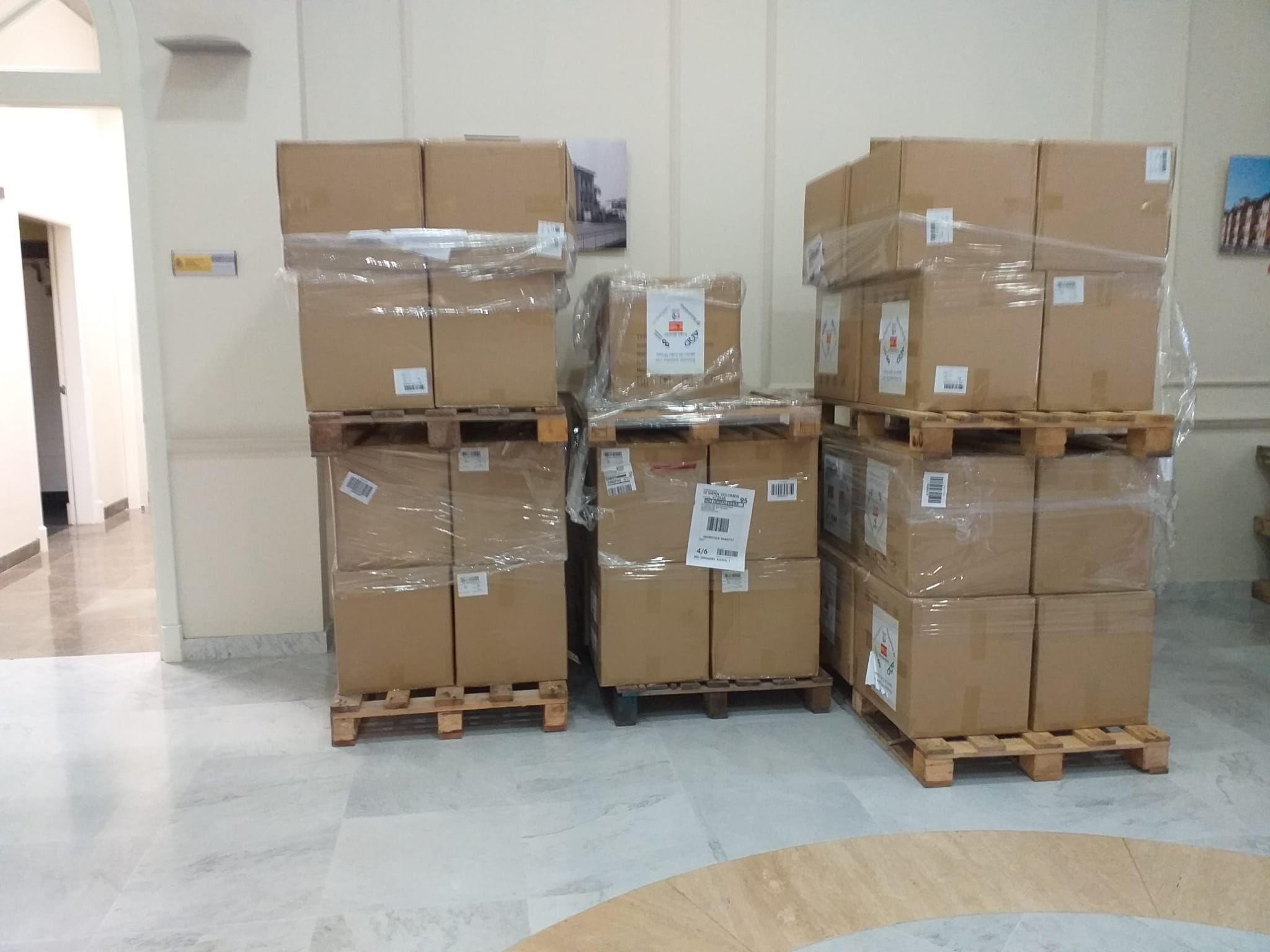 Casi un millón de mascarillas para Málaga Casi un millón de mascarillas para Málaga