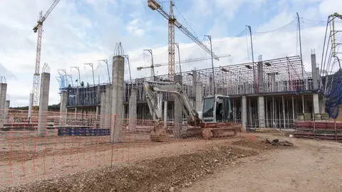 Las obras del Hospital de Alcañiz han acumulado importantes retrasos Las obras del Hospital de Alcañiz han acumulado importantes retrasos