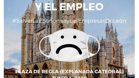 Cartel de la concentraci&oacute;n en defensa del tejido del empleo