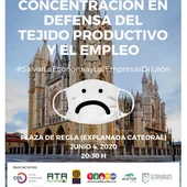 Cartel de la concentración en defensa del tejido del empleo Cartel de la concentración en defensa del tejido del empleo