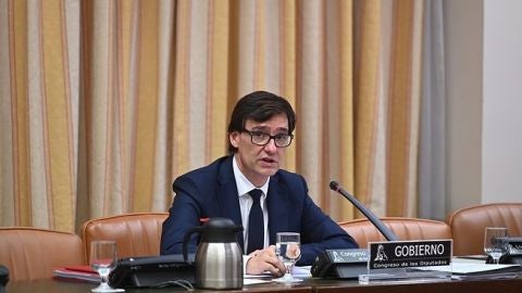 Salvador Illa, en la Comisi&oacute;n de Sanidad del Congreso