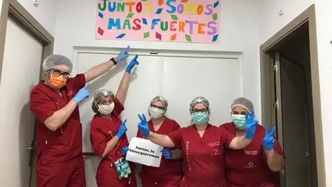 Trabajadoras de la residencia de mayores de Rota Trabajadoras de la residencia de mayores de Rota