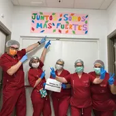 Trabajadoras de la residencia de mayores de Rota Trabajadoras de la residencia de mayores de Rota