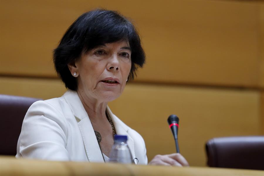 Celaá reitera que las competencias educativas son de las CCAA y no entiende el rechazo de Madrid al nuevo protocolo Celaá reitera que las competencias educativas son de las CCAA y no entiende el rechazo de Madrid al nuevo protocolo
