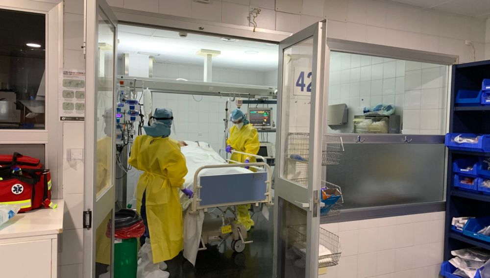 Un hospital durante la lucha contra el coronavirus.