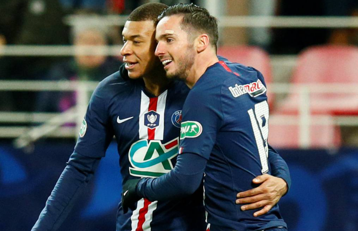 Pablo Sarabia: "Mbappé habla bien en español, me contesta a veces en nuestro idioma" Pablo Sarabia: "Mbappé habla bien en español, me contesta a veces en nuestro idioma"