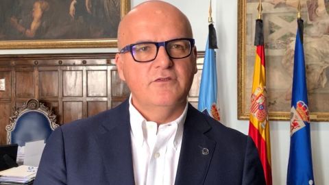 Manuel Baltar, valorando os datos do Observatorio Econ&oacute;mico Ourens&aacute;n 