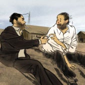 Fotograma de la película de animación francoespañola 'Josep', seleccionada en el Festival de Cannes 2020