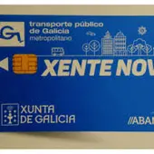 Tarjeta Xente Nova, para transporte público Tarjeta Xente Nova, para transporte público
