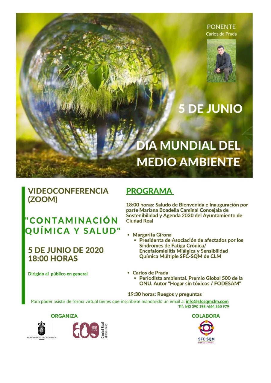 La Asociación de SFC-SQM de Castilla la Mancha colabora en las actividades del Día Mundial del Medio Ambiente La Asociación de SFC-SQM de Castilla la Mancha colabora en las actividades del Día Mundial del Medio Ambiente