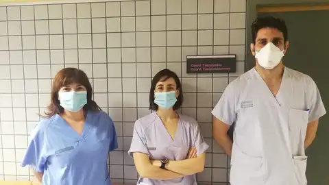 De izquierda a derecha Rosa Martínez, Anna Baeza y Antonio Garrido De izquierda a derecha Rosa Martínez, Anna Baeza y Antonio Garrido