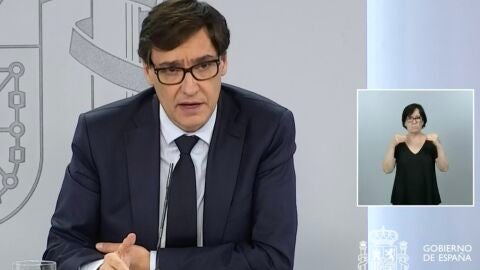 El ministro de Sanidad, en rueda de prensa