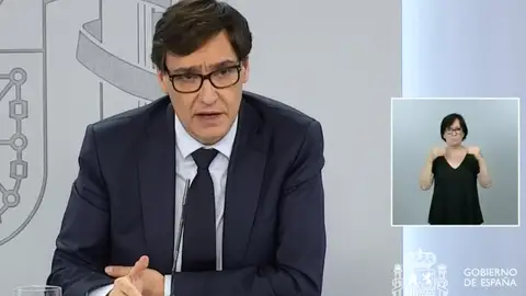 El ministro de Sanidad, en rueda de prensa El ministro de Sanidad, en rueda de prensa