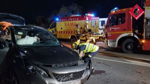 Accidente en Gran Alacant de Santa Pola.