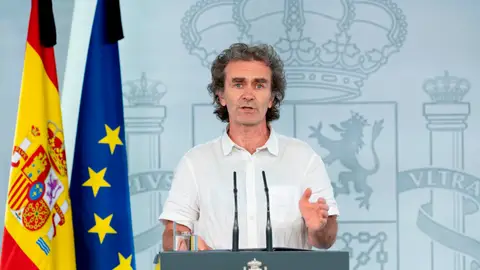 El director del Centro de Alertas y Emergencias Sanitarias, Fernando Simón El director del Centro de Alertas y Emergencias Sanitarias, Fernando Simón