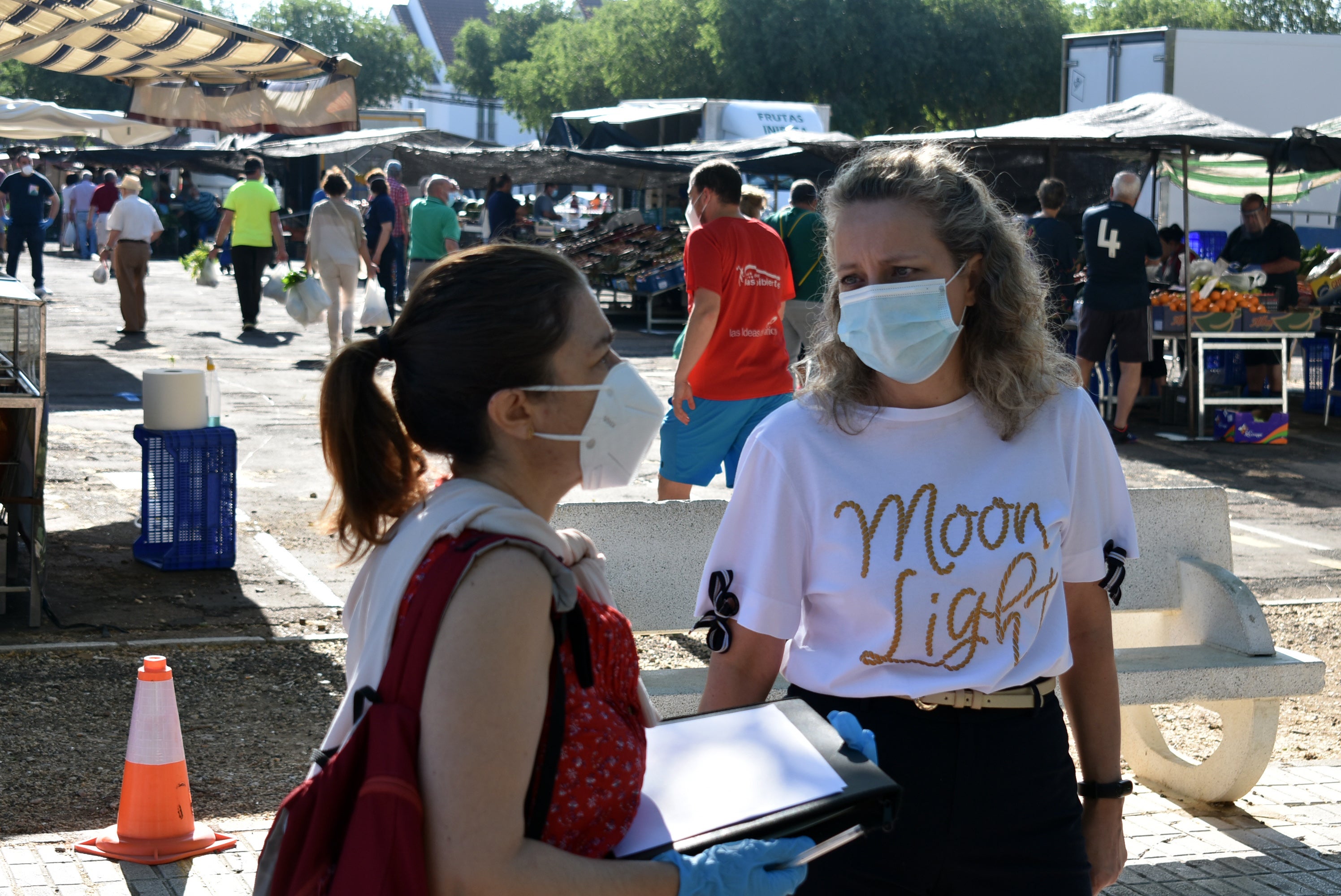 Ana Belén Chacón valora la reapertura del Mercadillo de Ciudad Real Ana Belén Chacón valora la reapertura del Mercadillo de Ciudad Real