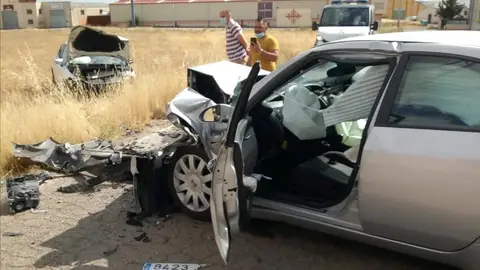 El accidente ha ocurrido en Poblete El accidente ha ocurrido en Poblete