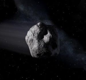 Imagen de un asteroide difundida por la NASA Imagen de un asteroide difundida por la NASA