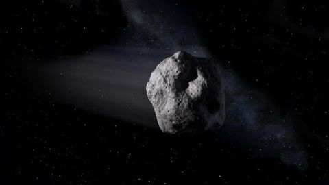 Imagen de un asteroide difundida por la NASA