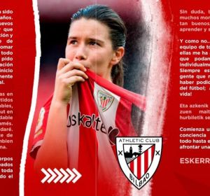 Damaris Egurrola se despide del Athletic Club Damaris Egurrola se despide del Athletic Club